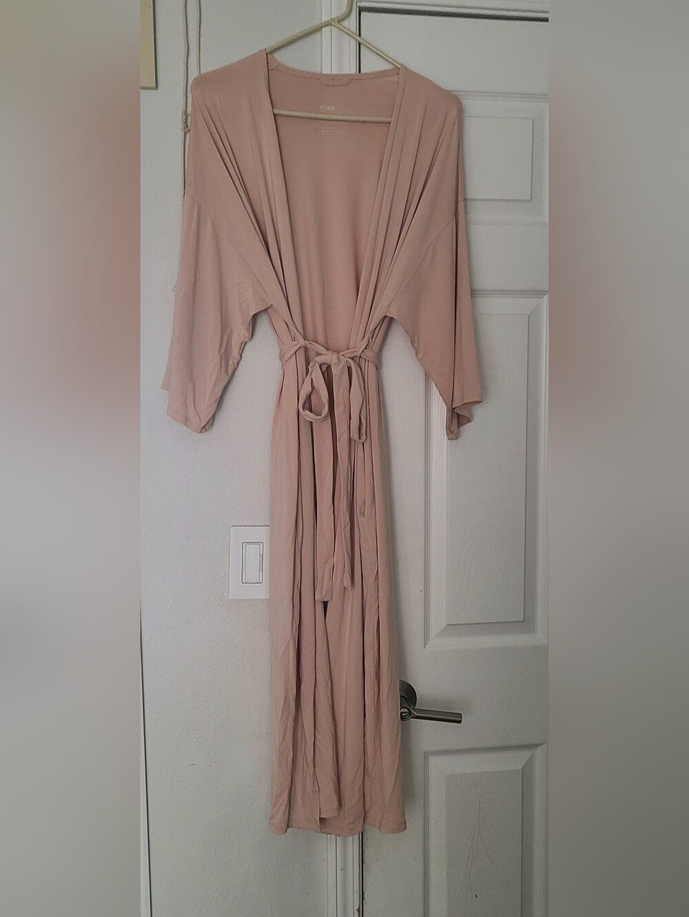 Storq Maxi Length Peachy Color Robe Size 2